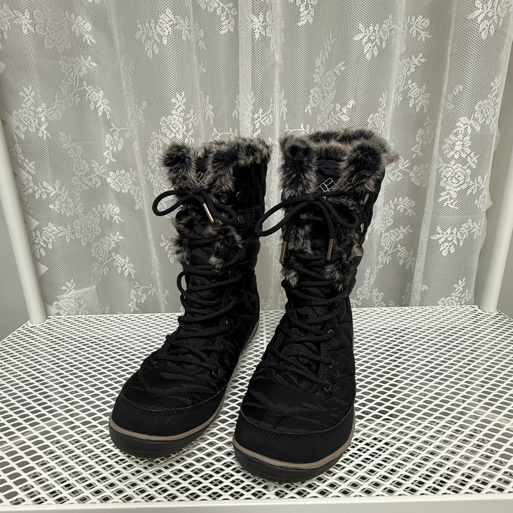 Columbia Lace Up Winter / Snow / Warm Boots | Heavenly Omni-Heat | Size 9